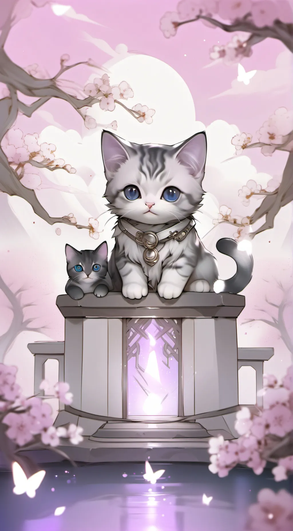 ai character: lolly and cut background
