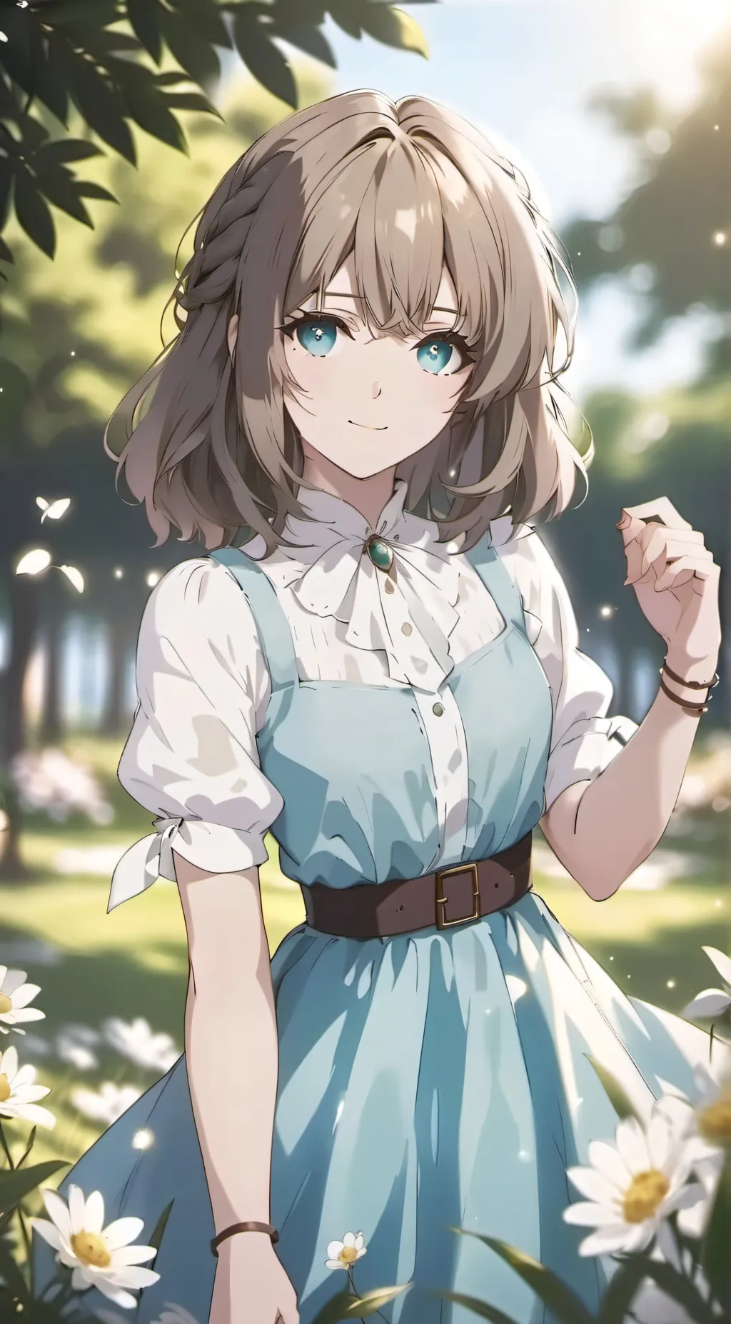 ai character: girlfriend background