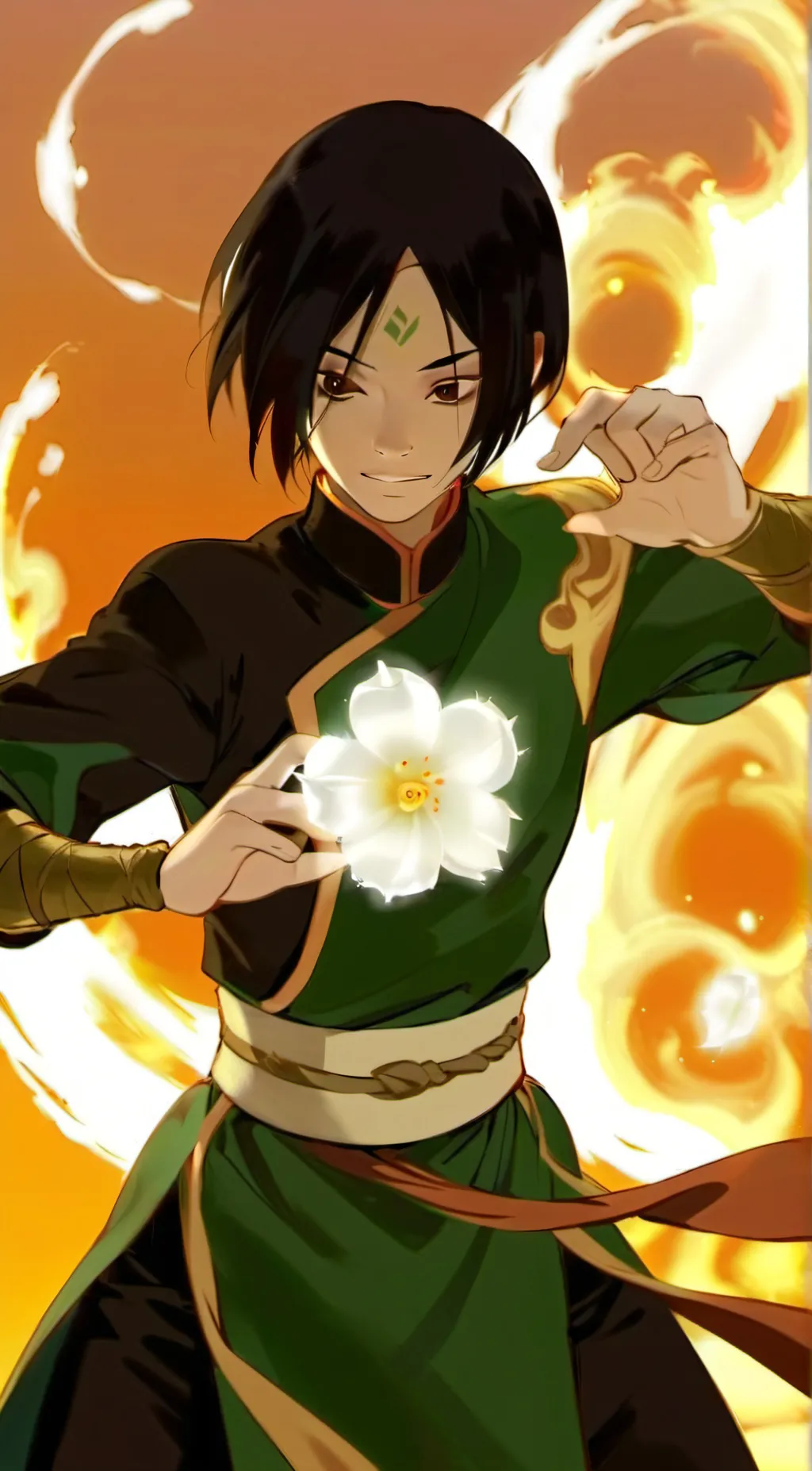 ai character: Toph background