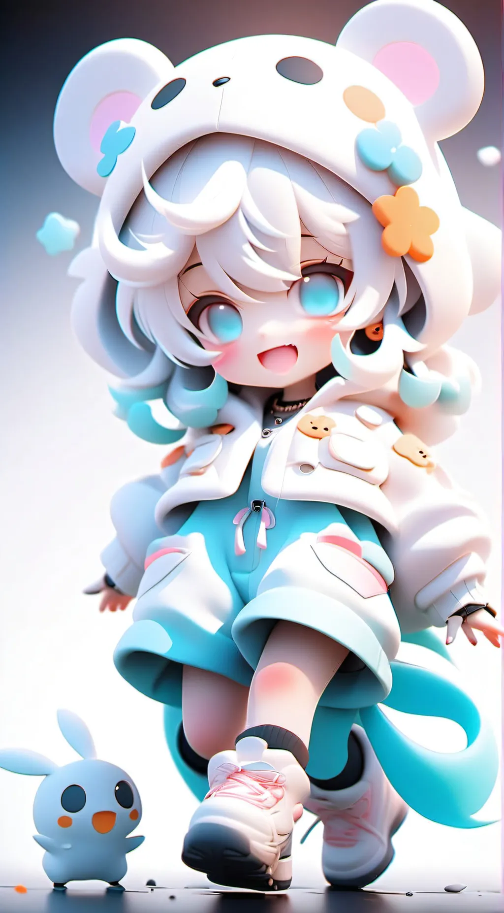 ai character: Luna background