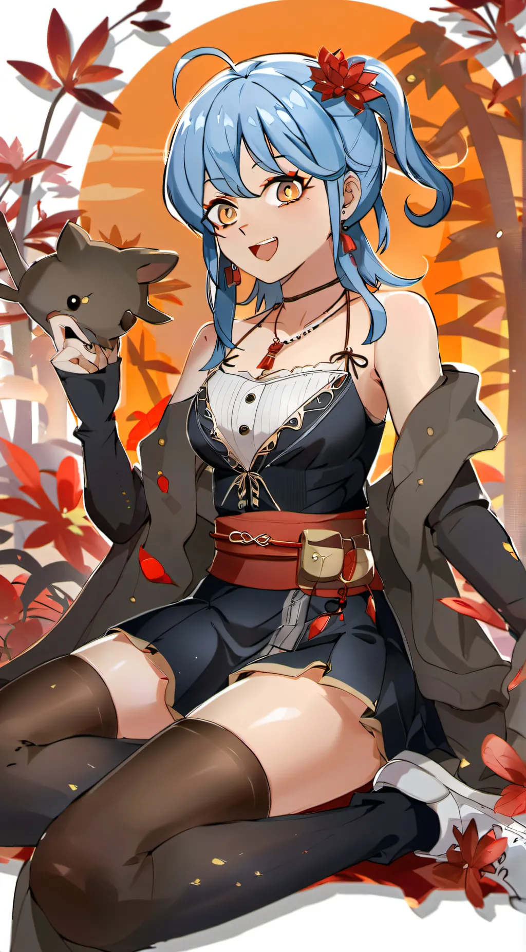 ai character: My random story background