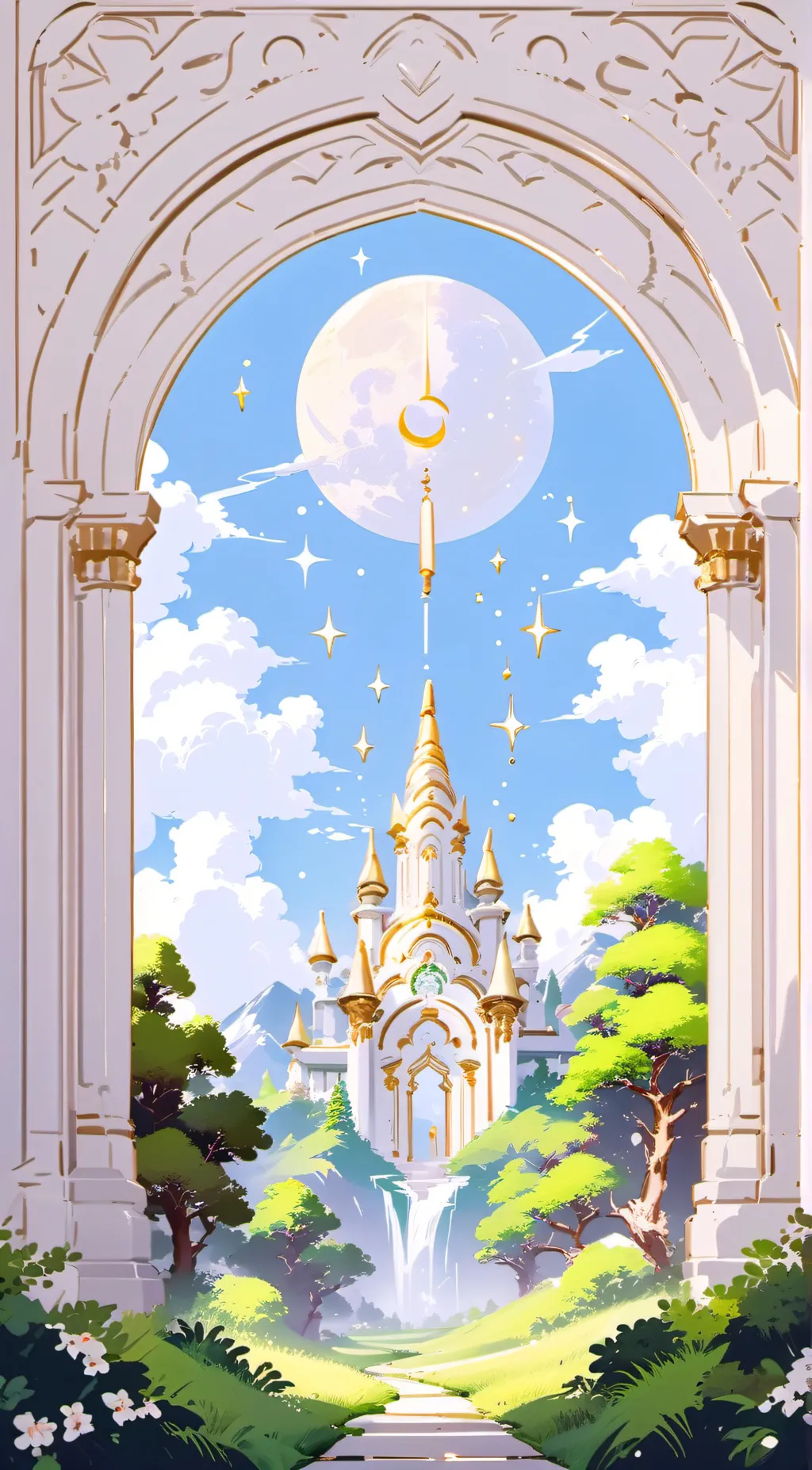 ai character: Heaven or hell  background