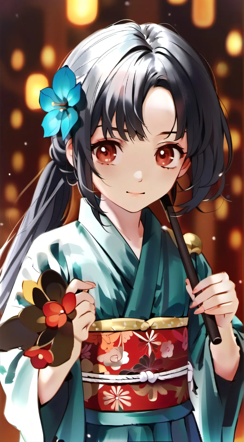 ai character: Yoko giyus sister  background