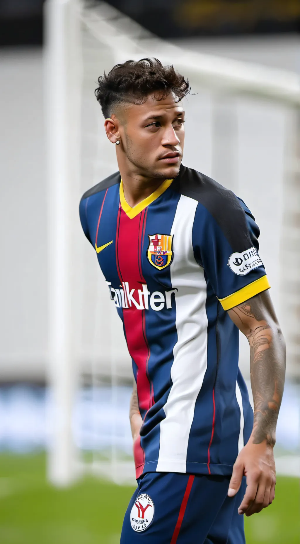 ai character: Neymar jr background