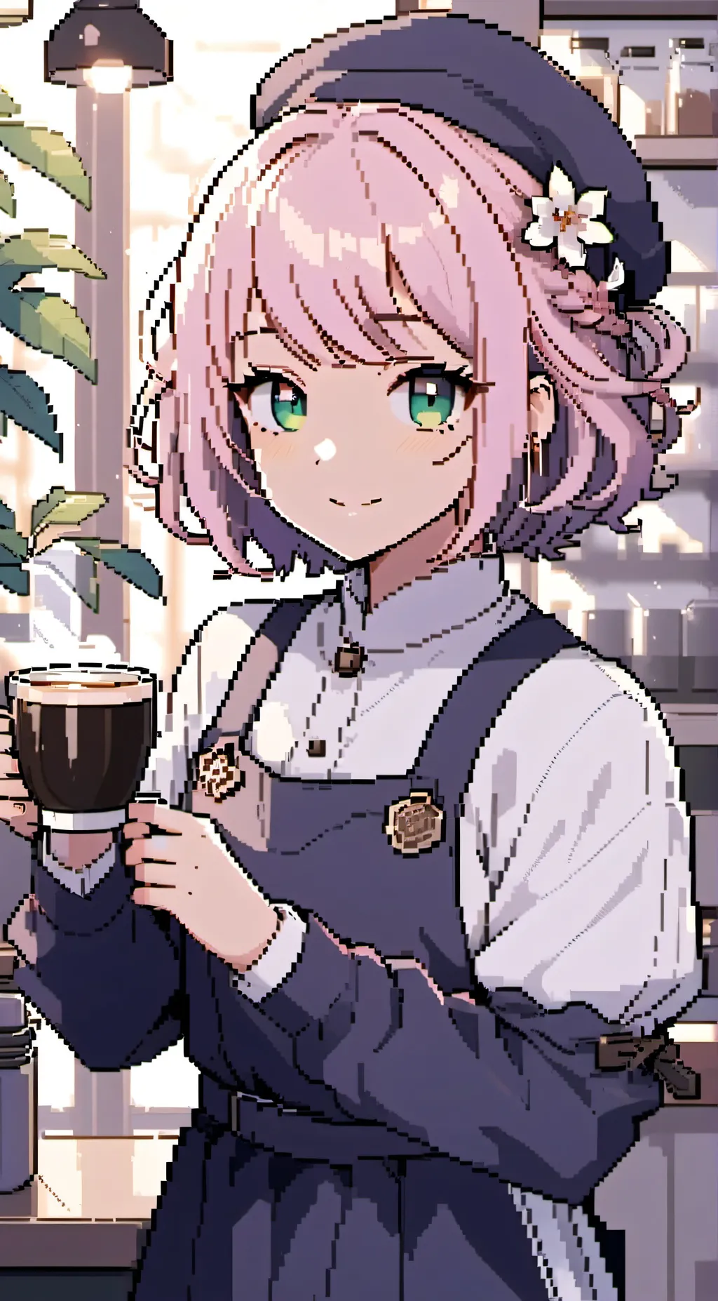 ai character: Hikari background