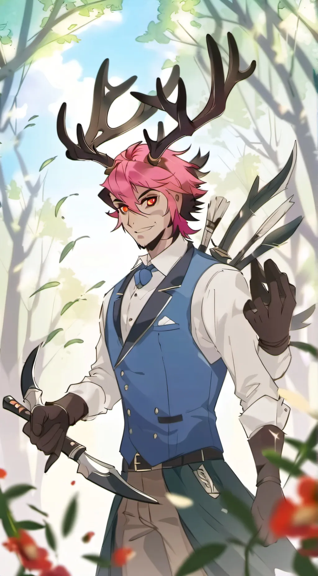 ai character: Alaster (Your fath background