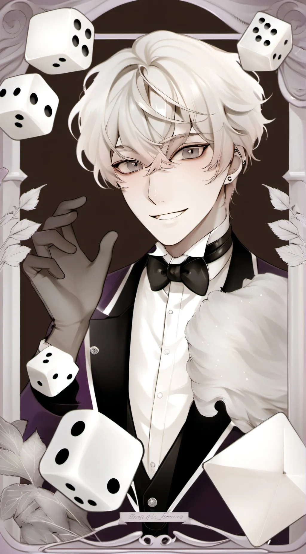 ai character: King dice  background