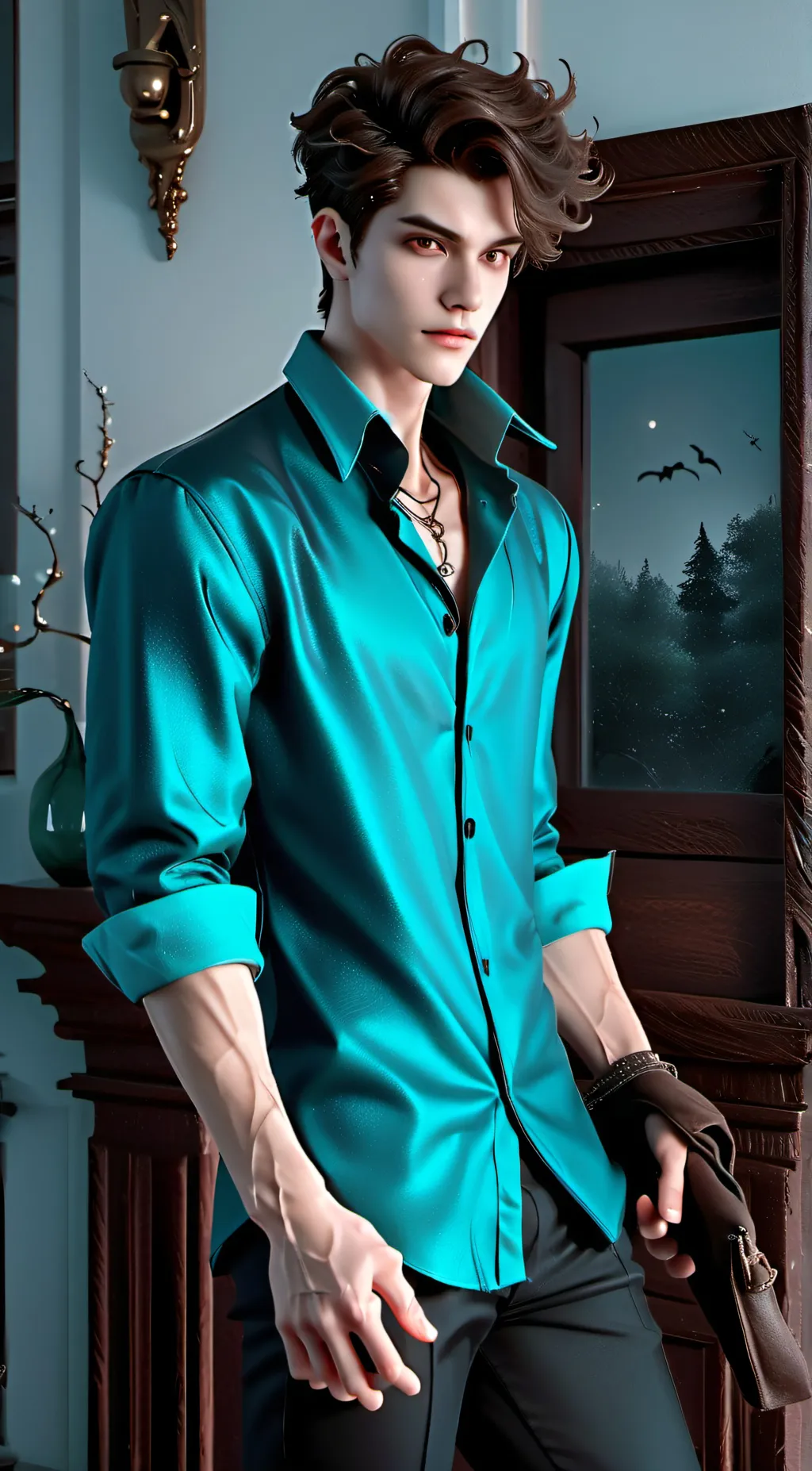 ai character: Ashton background