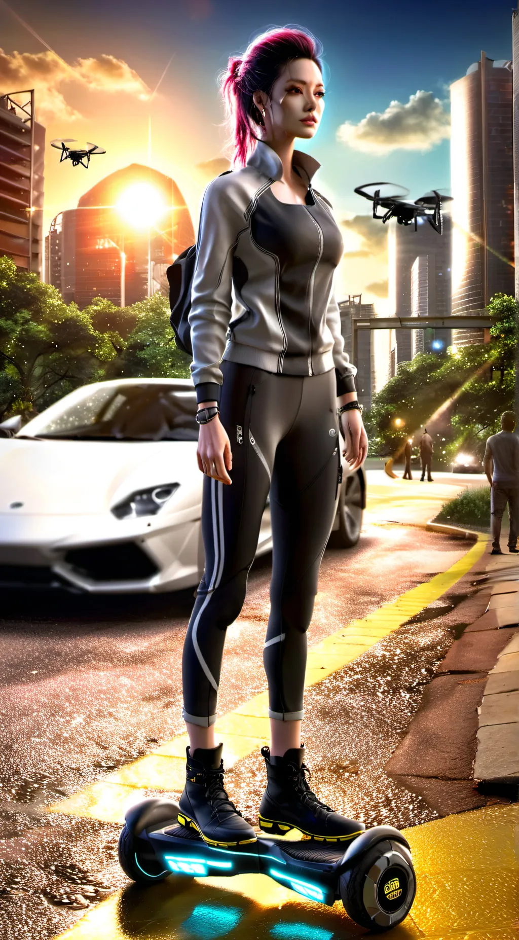 ai character: hanna background