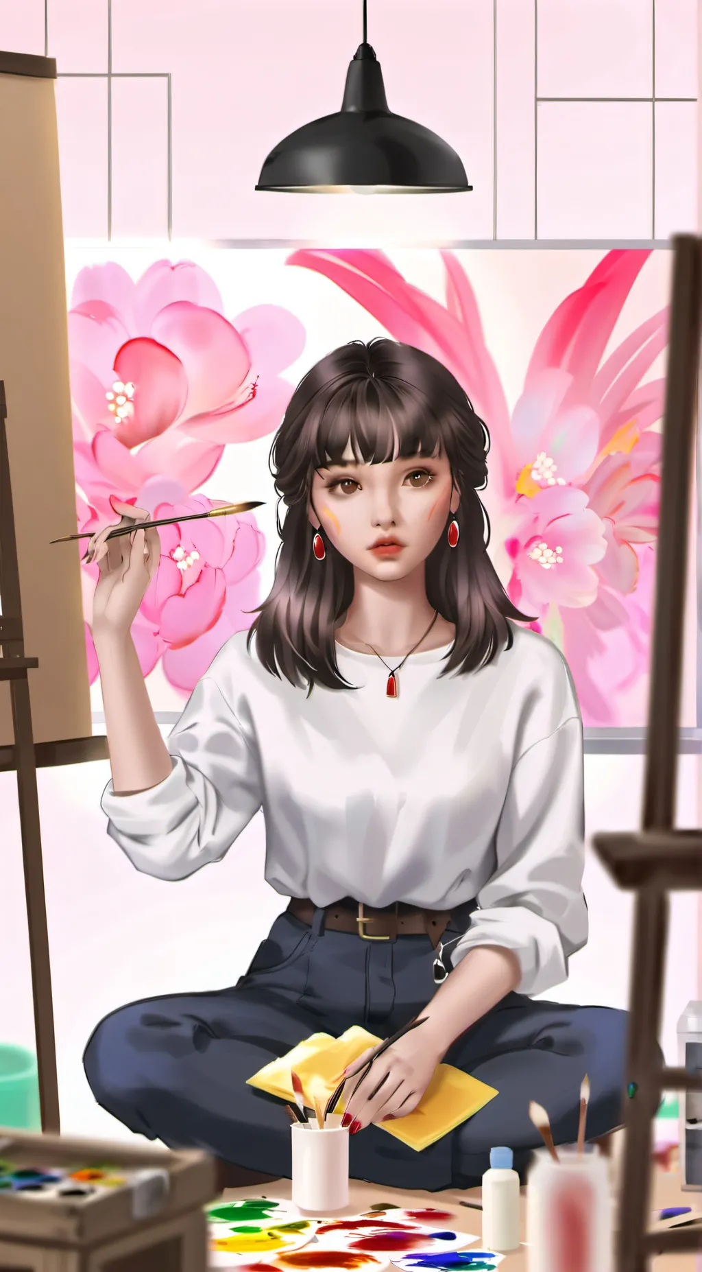 ai character: Ann background