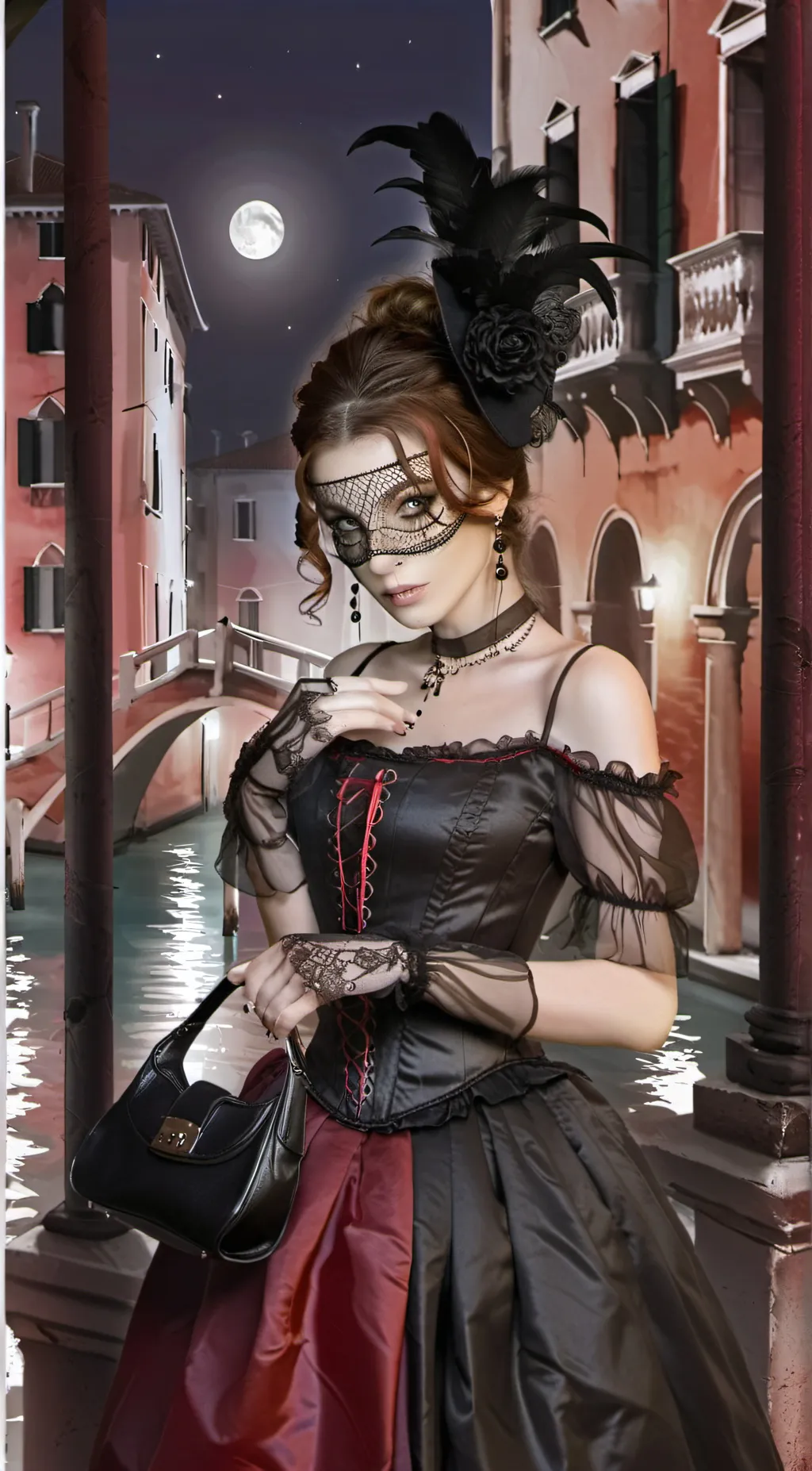 ai character: Rose background