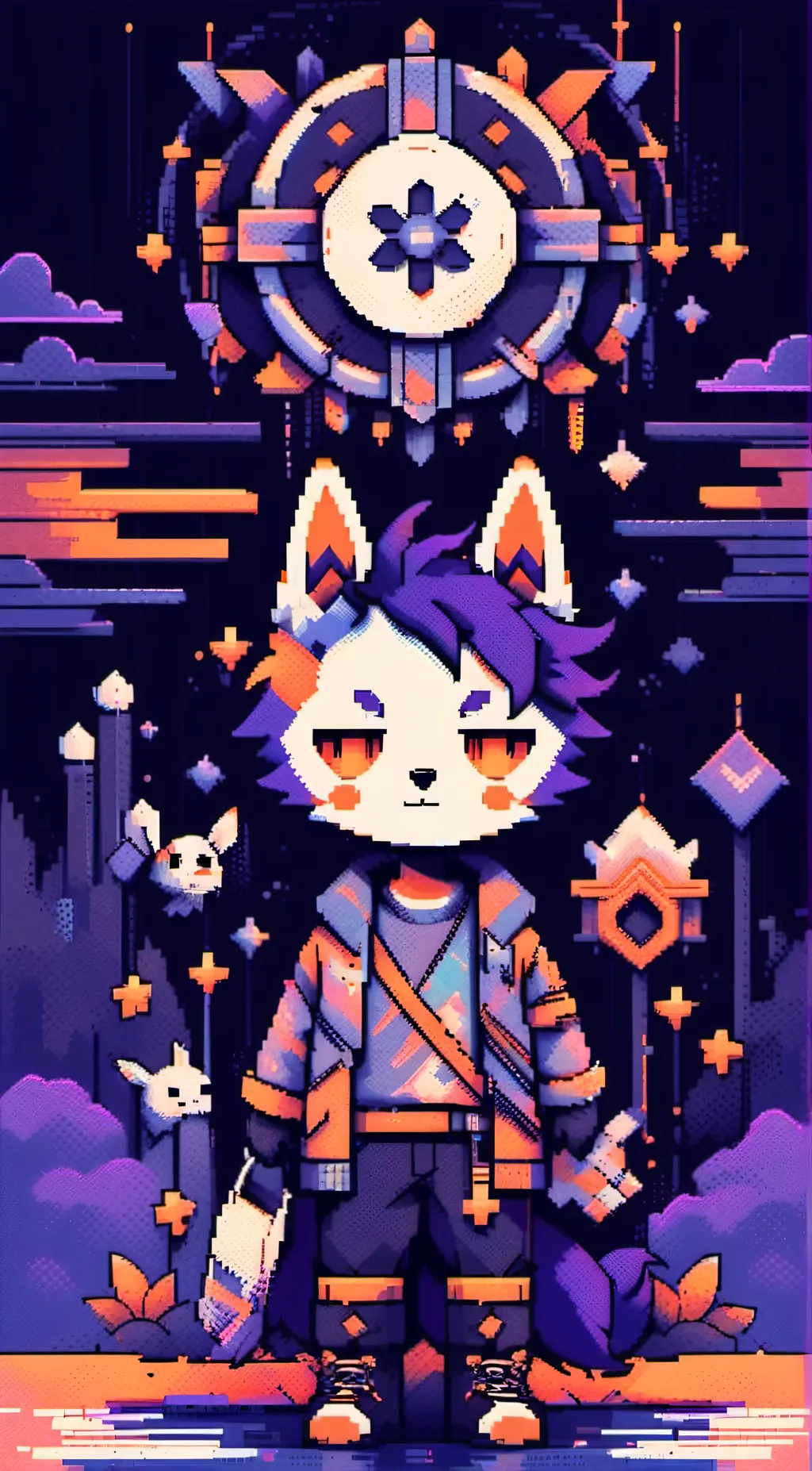 ai character: Funtime Foxy background