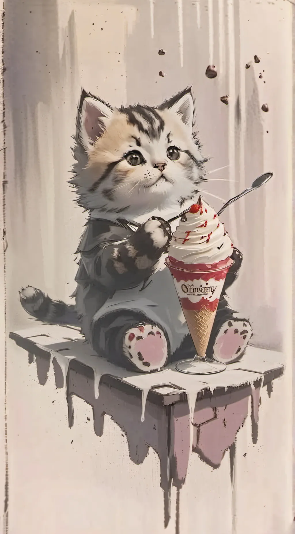 ai character: lil cat background
