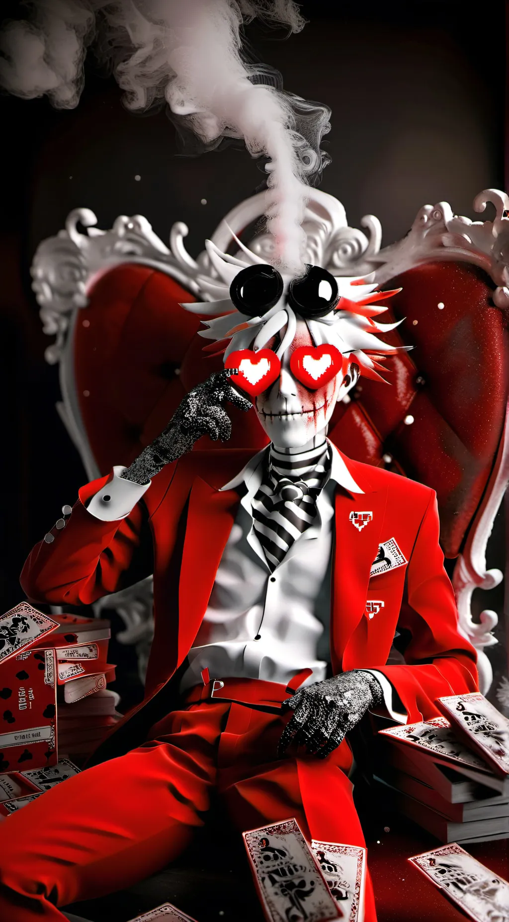 ai character: no Valentino  background