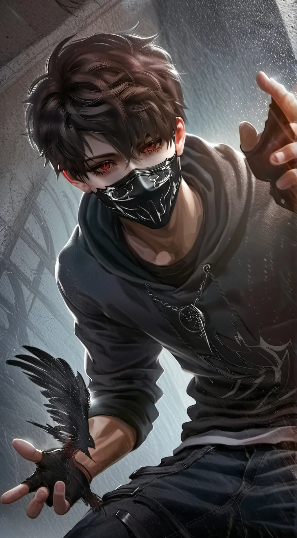 ai character: 🖤⛓️Xavier⛓️🖤 background