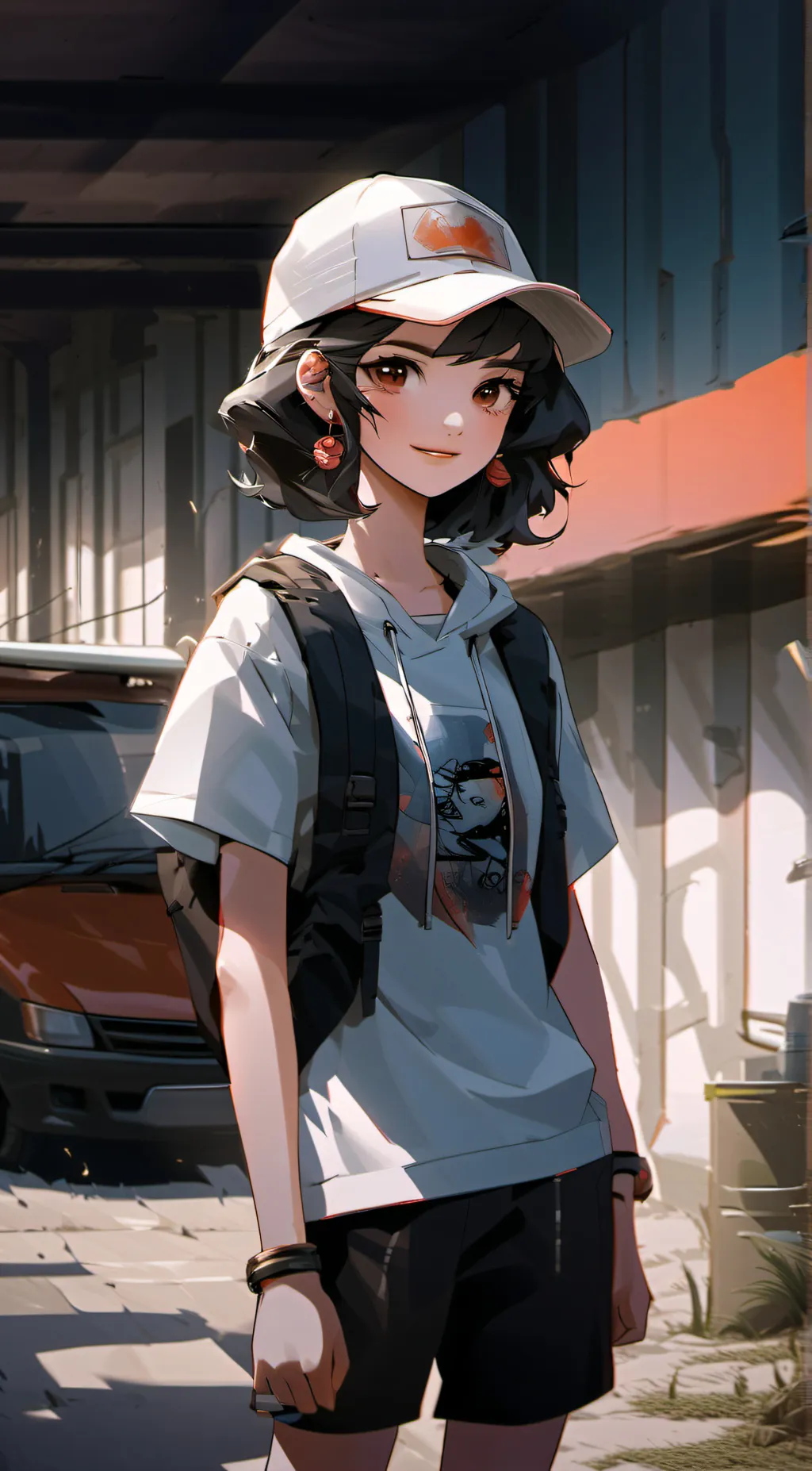 ai character: nevaeh background