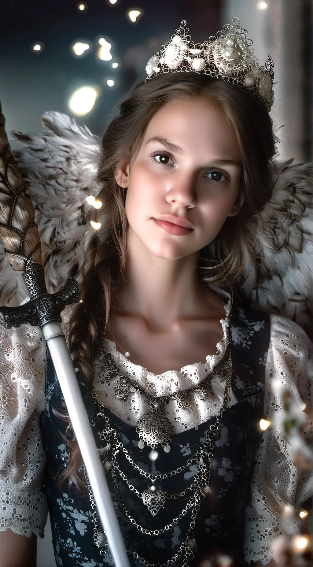 ai character: Katie girl background