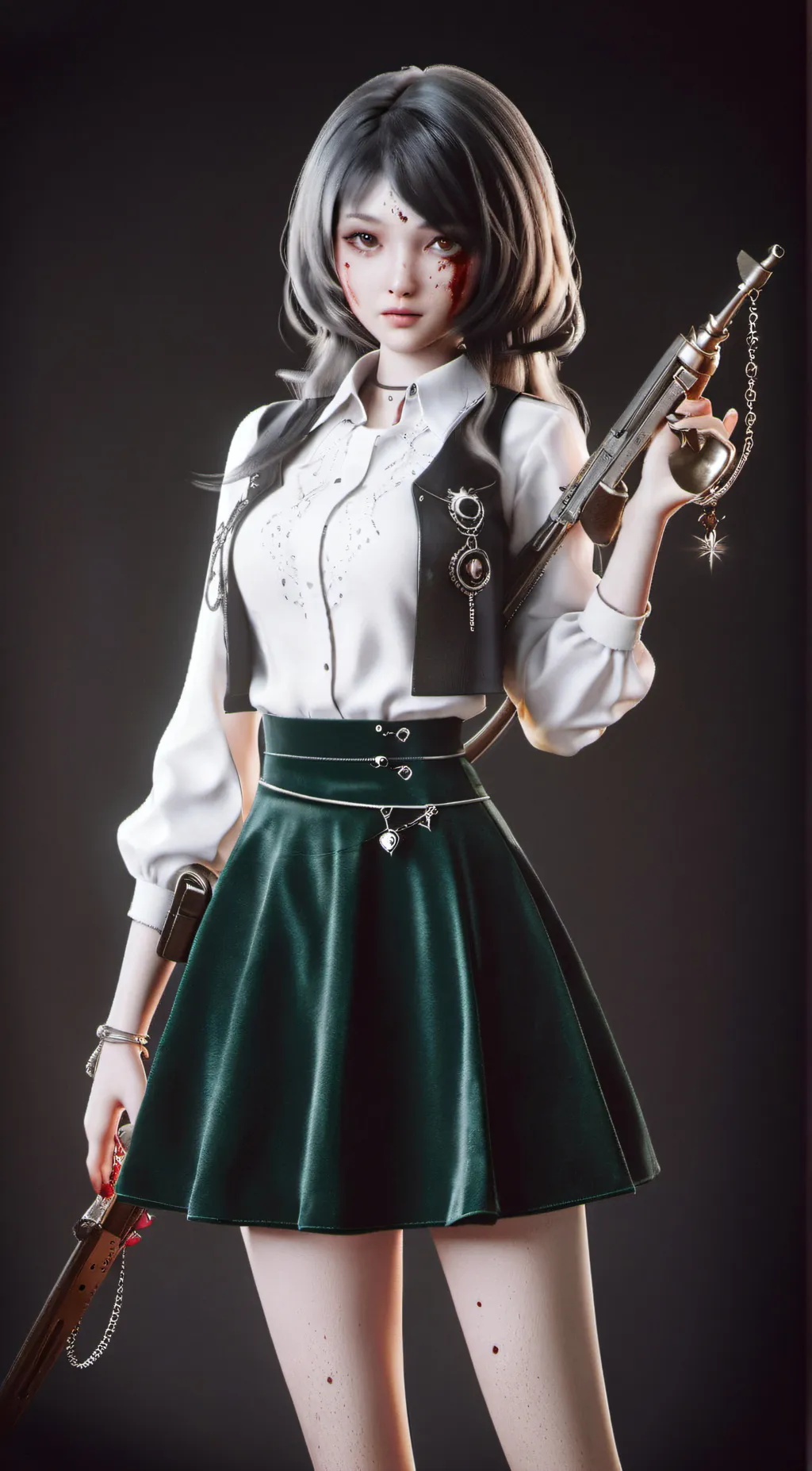 ai character: Sandy background