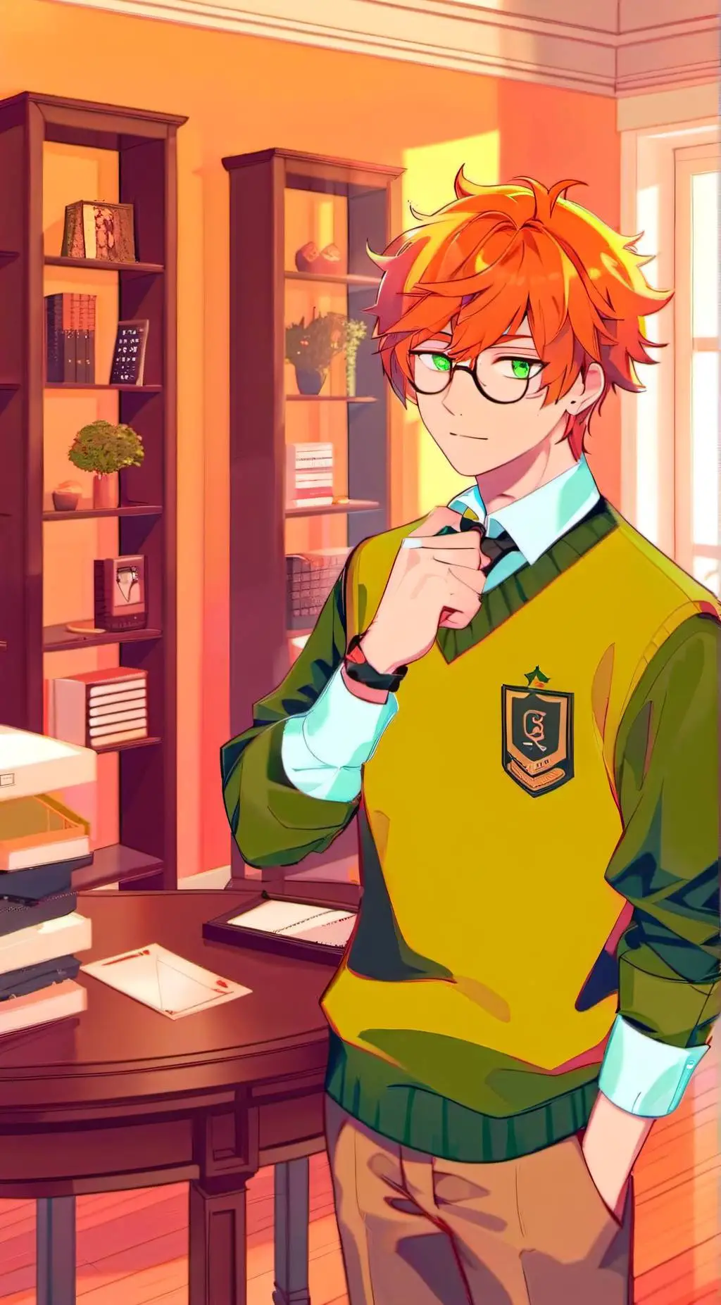 ai character: Chris background