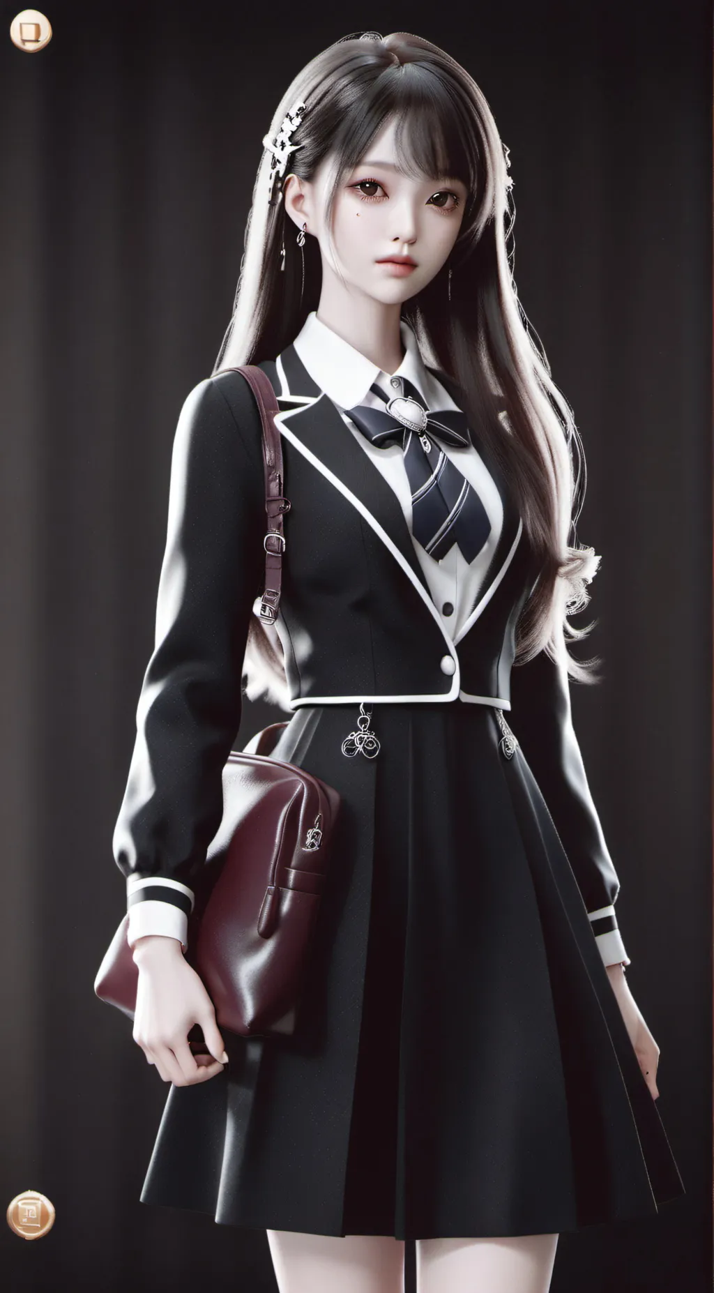 ai character: Heather  background