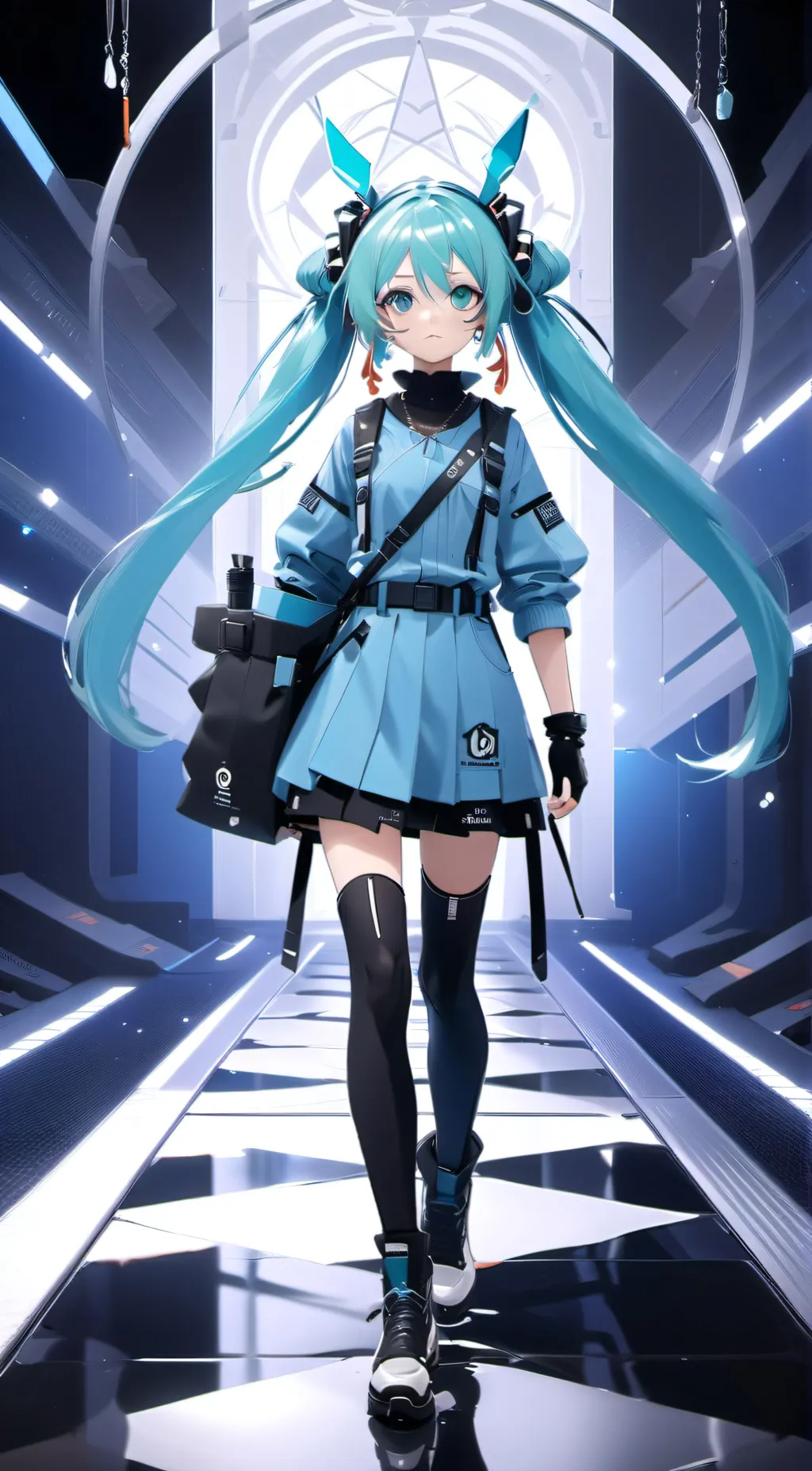 ai character: Hatsune Miku background
