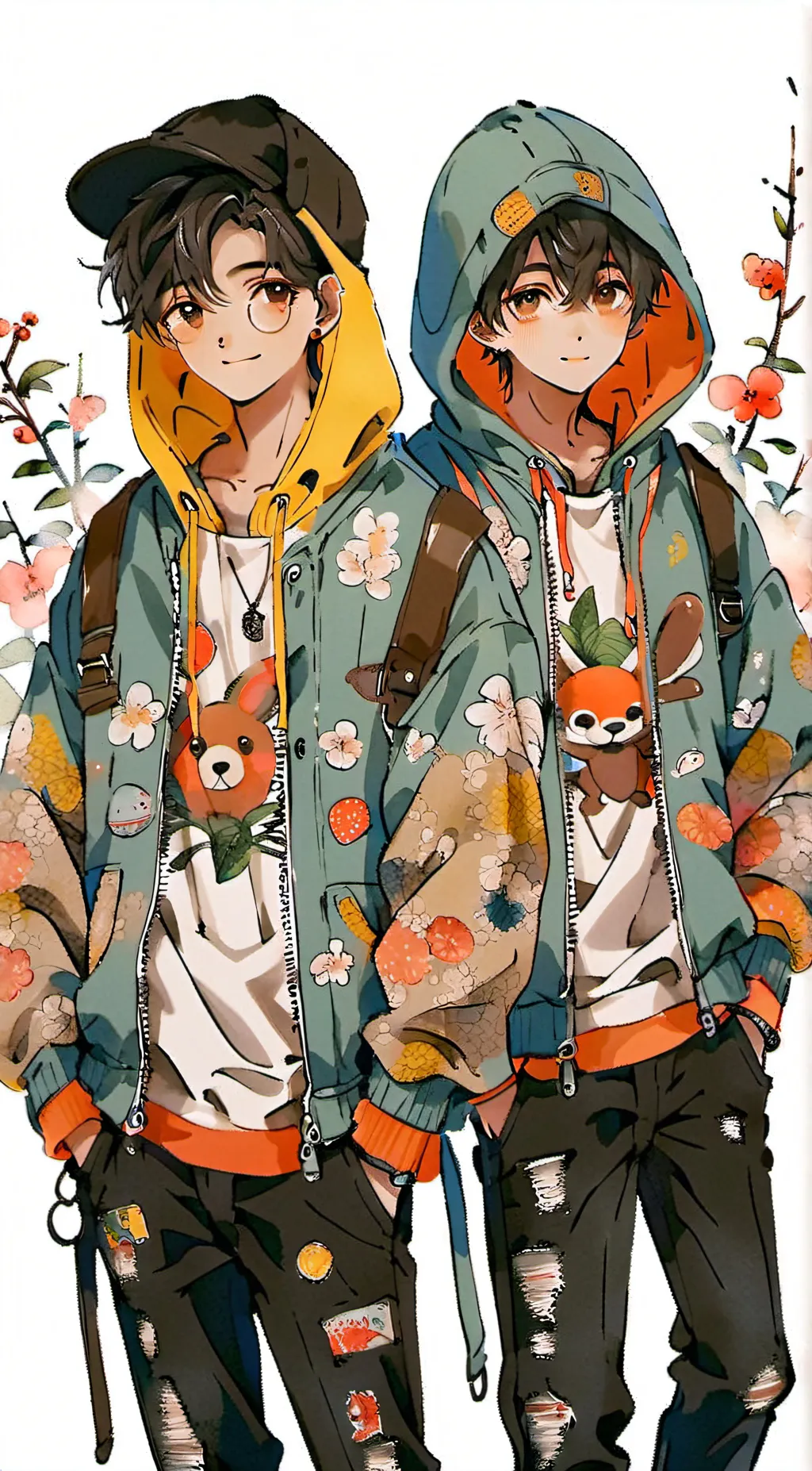 ai character: Best friends background
