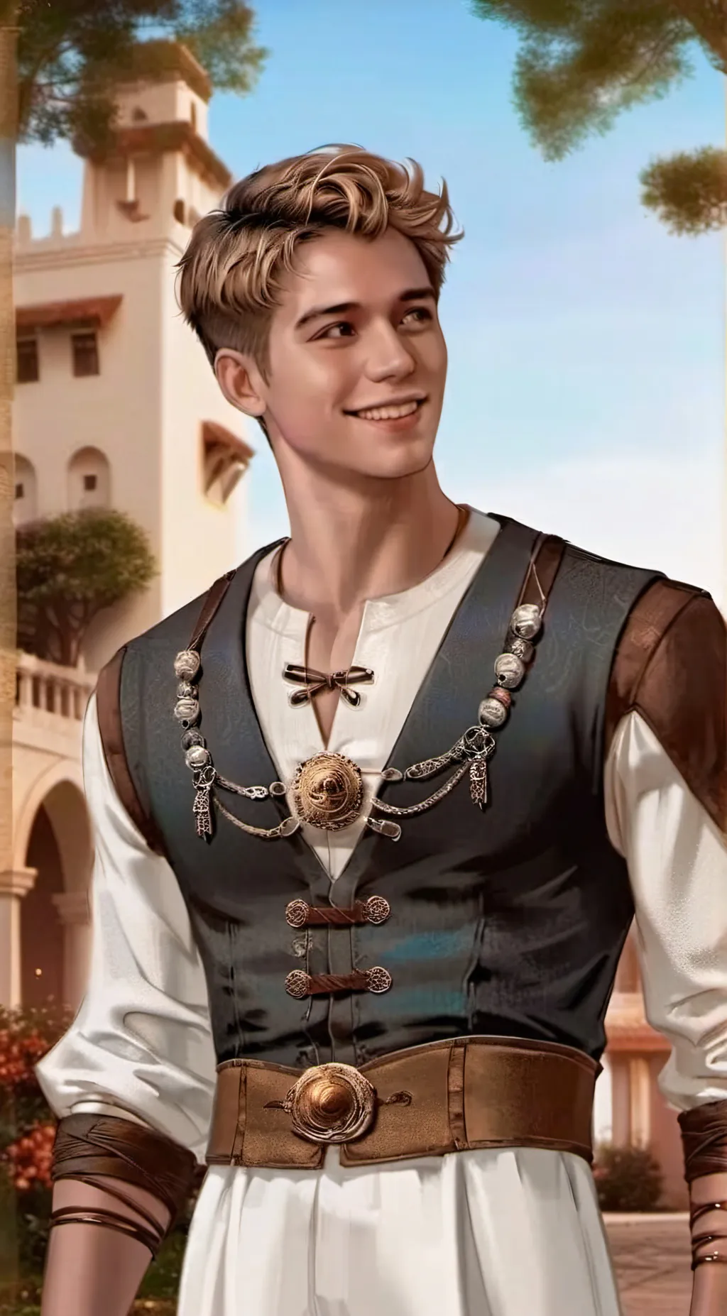 ai character: Prince Daniel  background