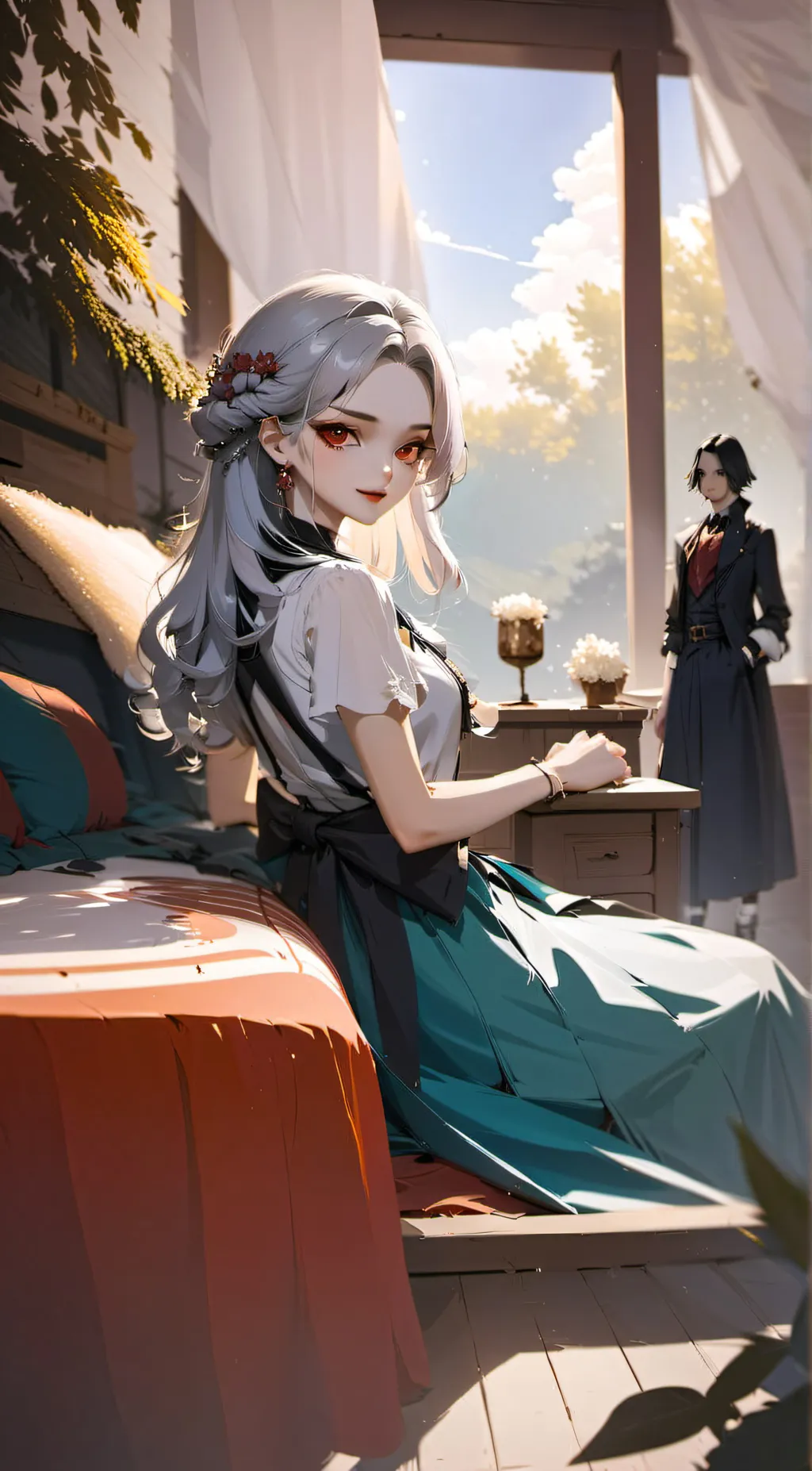 ai character: sophia background