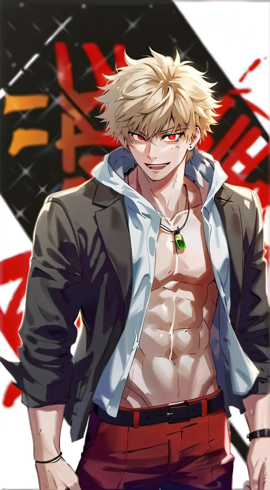 ai character: Mha+You background