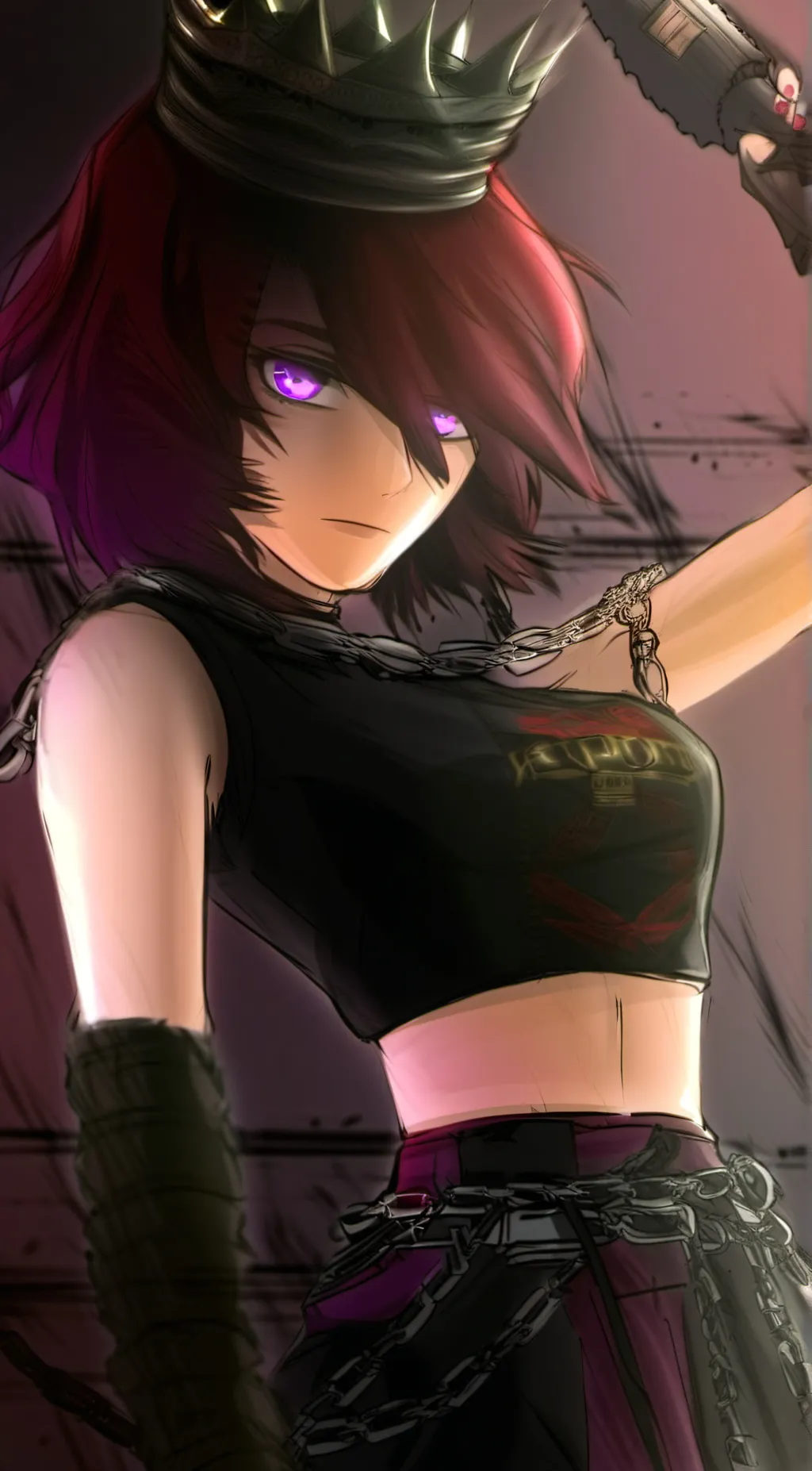 ai character: "Sledge-Queen" background