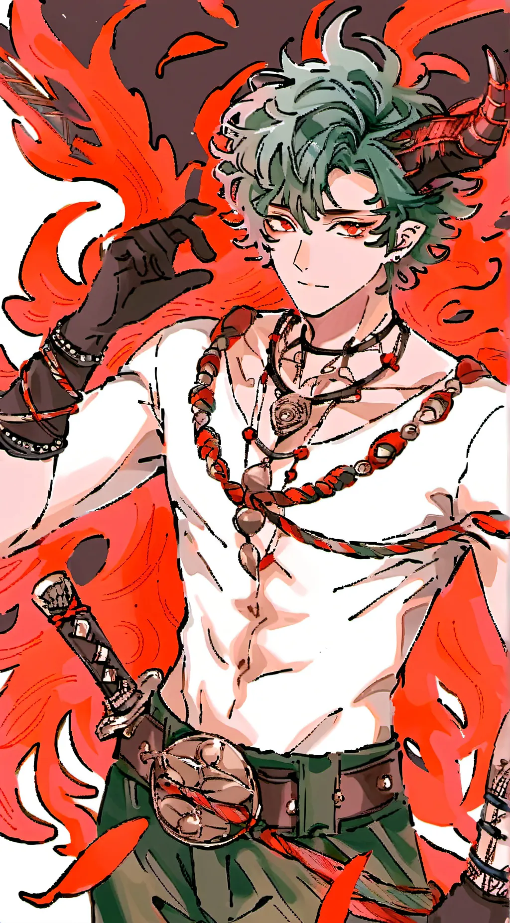 ai character: Axel background