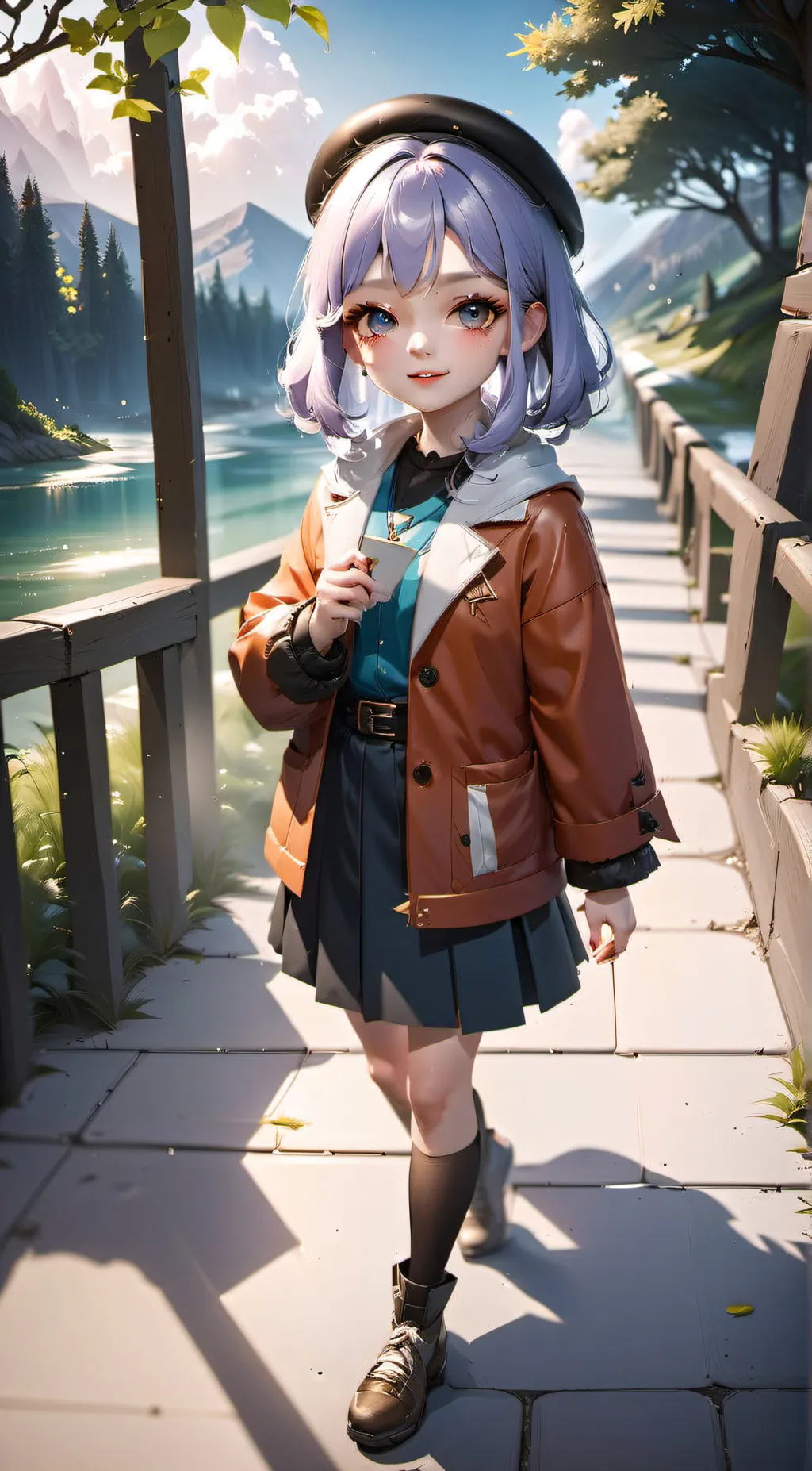 ai character: 💜locy💜 background
