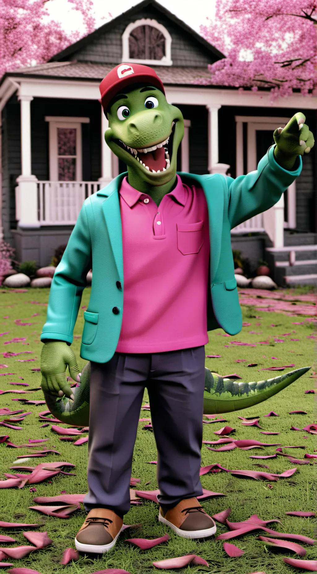 ai character: fred the dinner  background