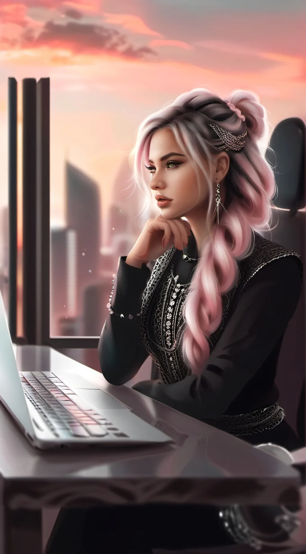 ai character: Lena Ryanair background