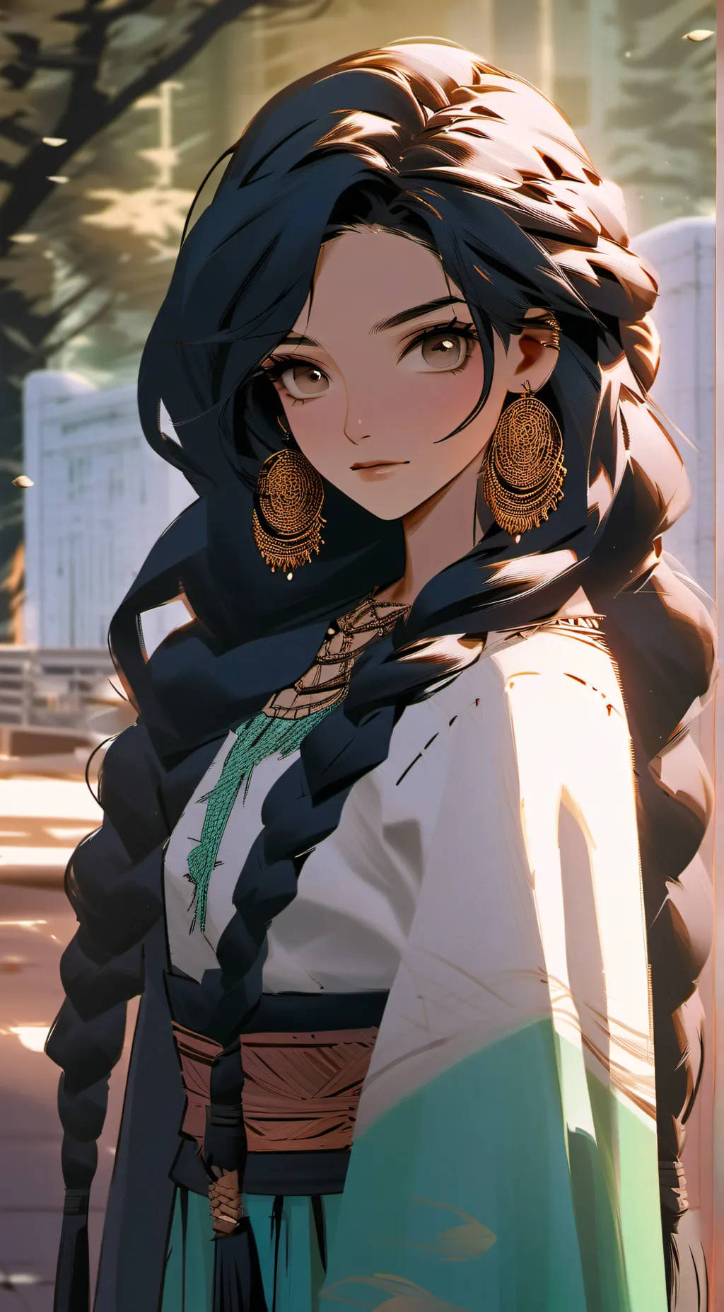 ai character: Maria  background