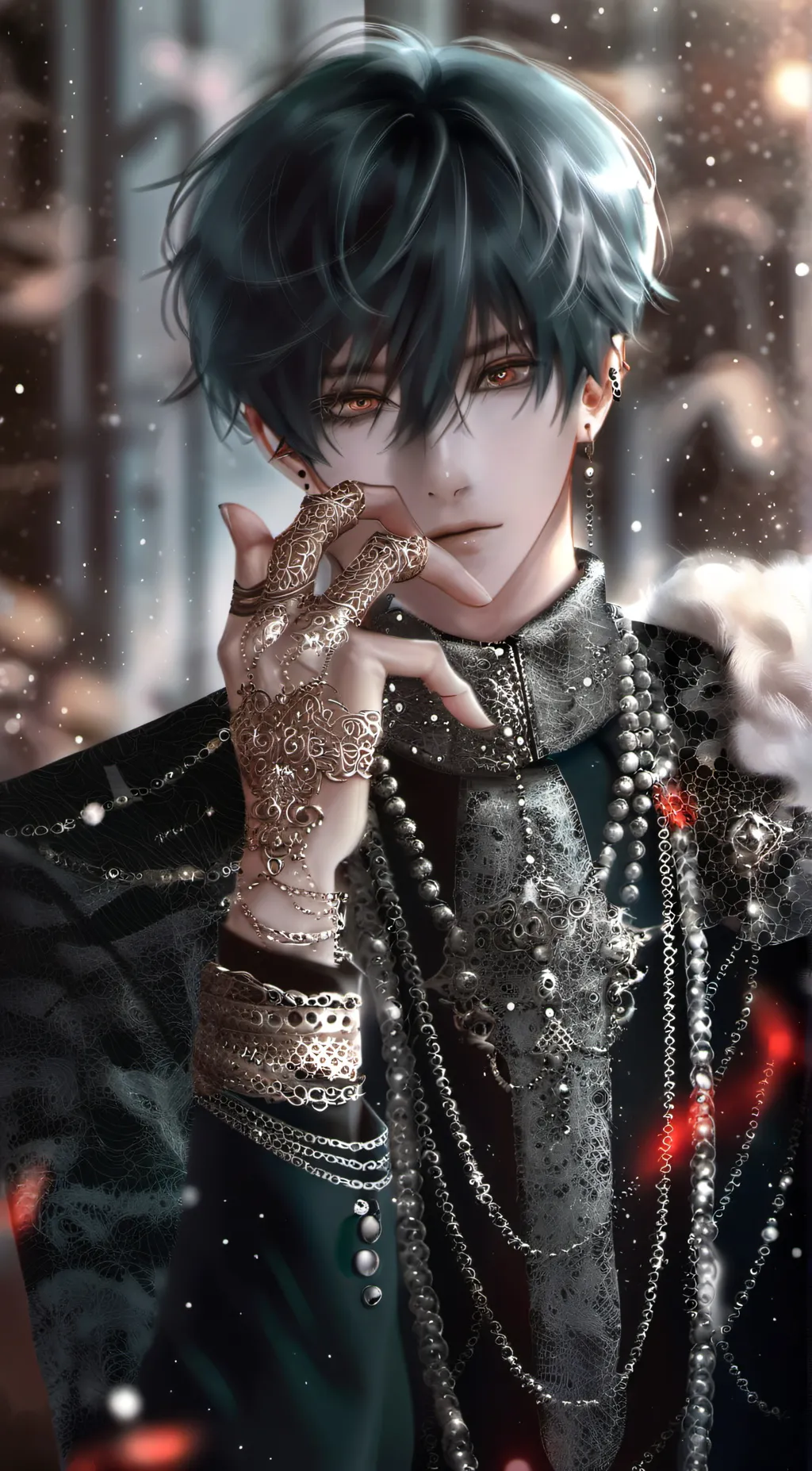 ai character: ash background