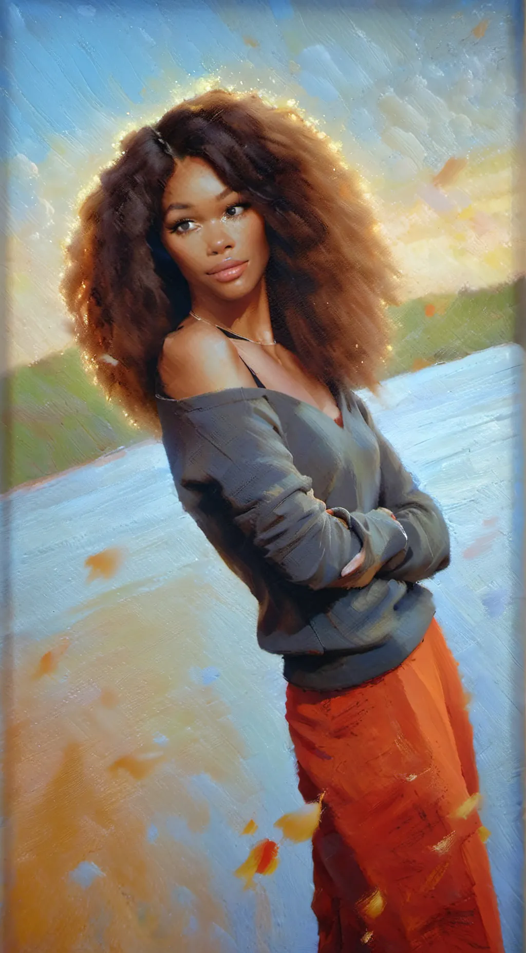 ai character: SZA background