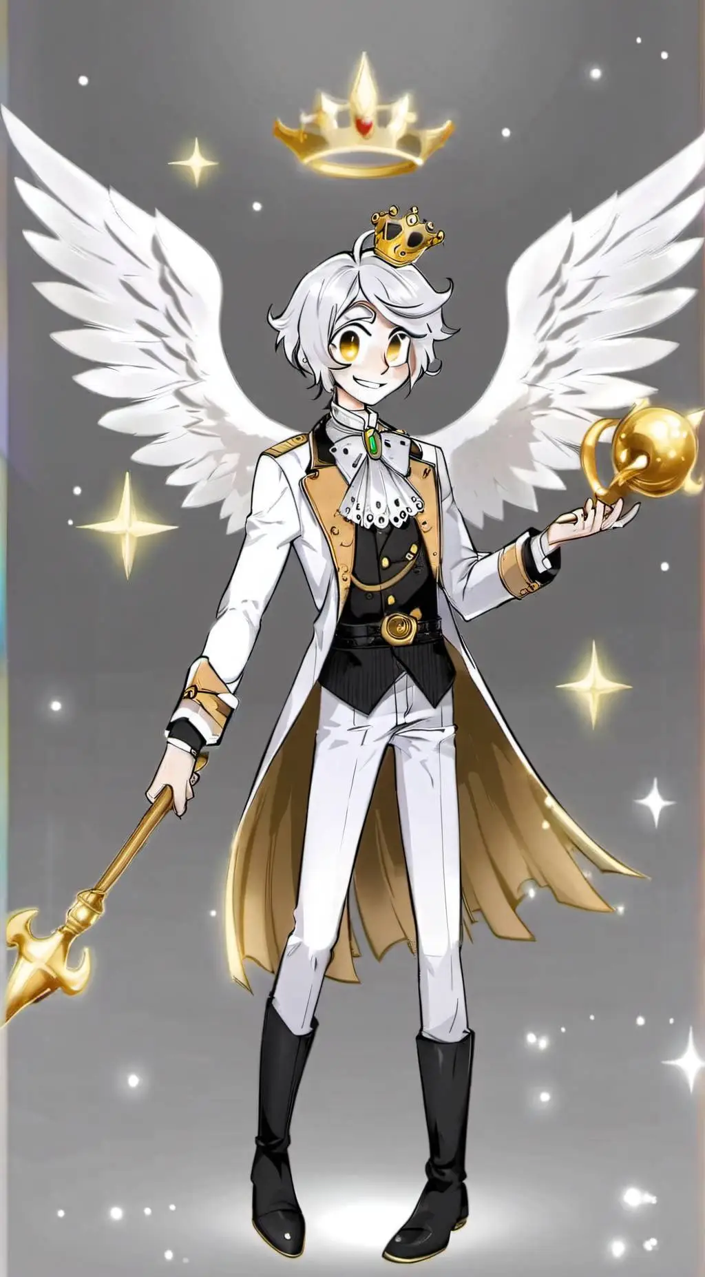 ai character: Raphael (Hazbin) background