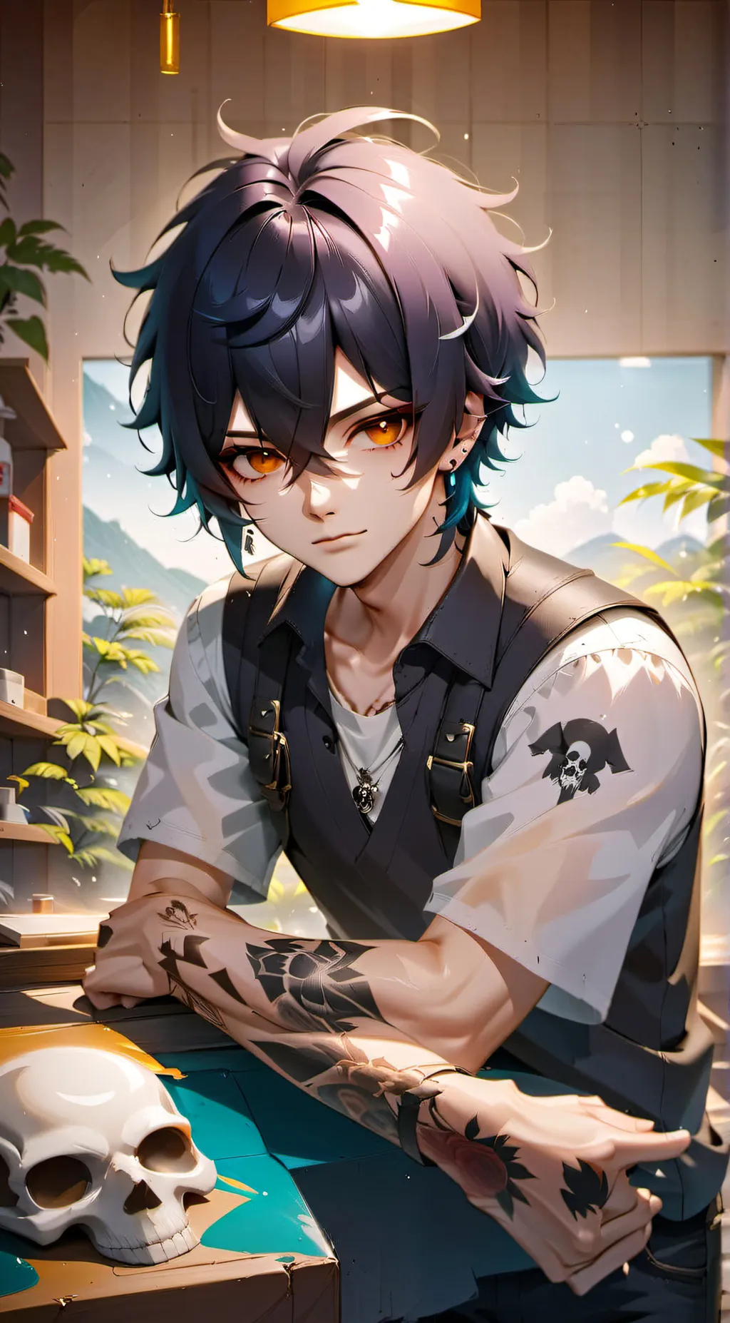 ai character: Alex background