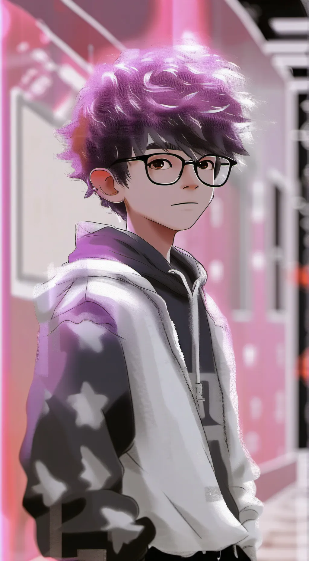 ai character: nerd background