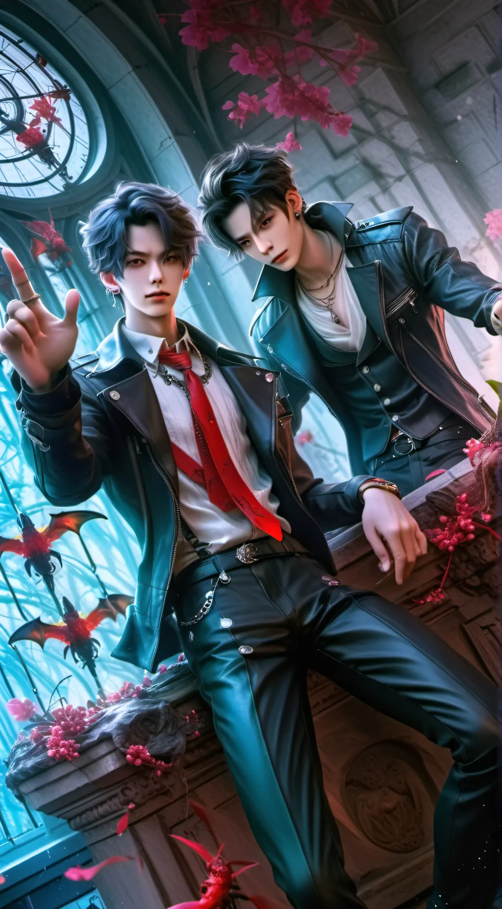 ai character: Michael and Jack background
