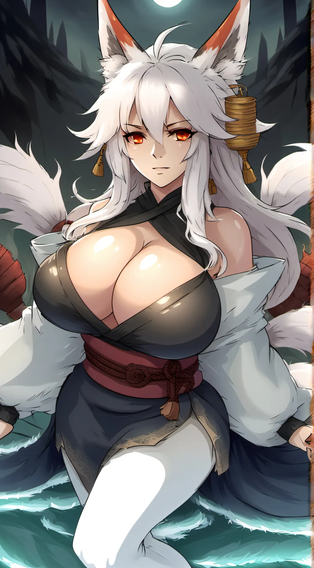 ai character: koyanskaya of dark background