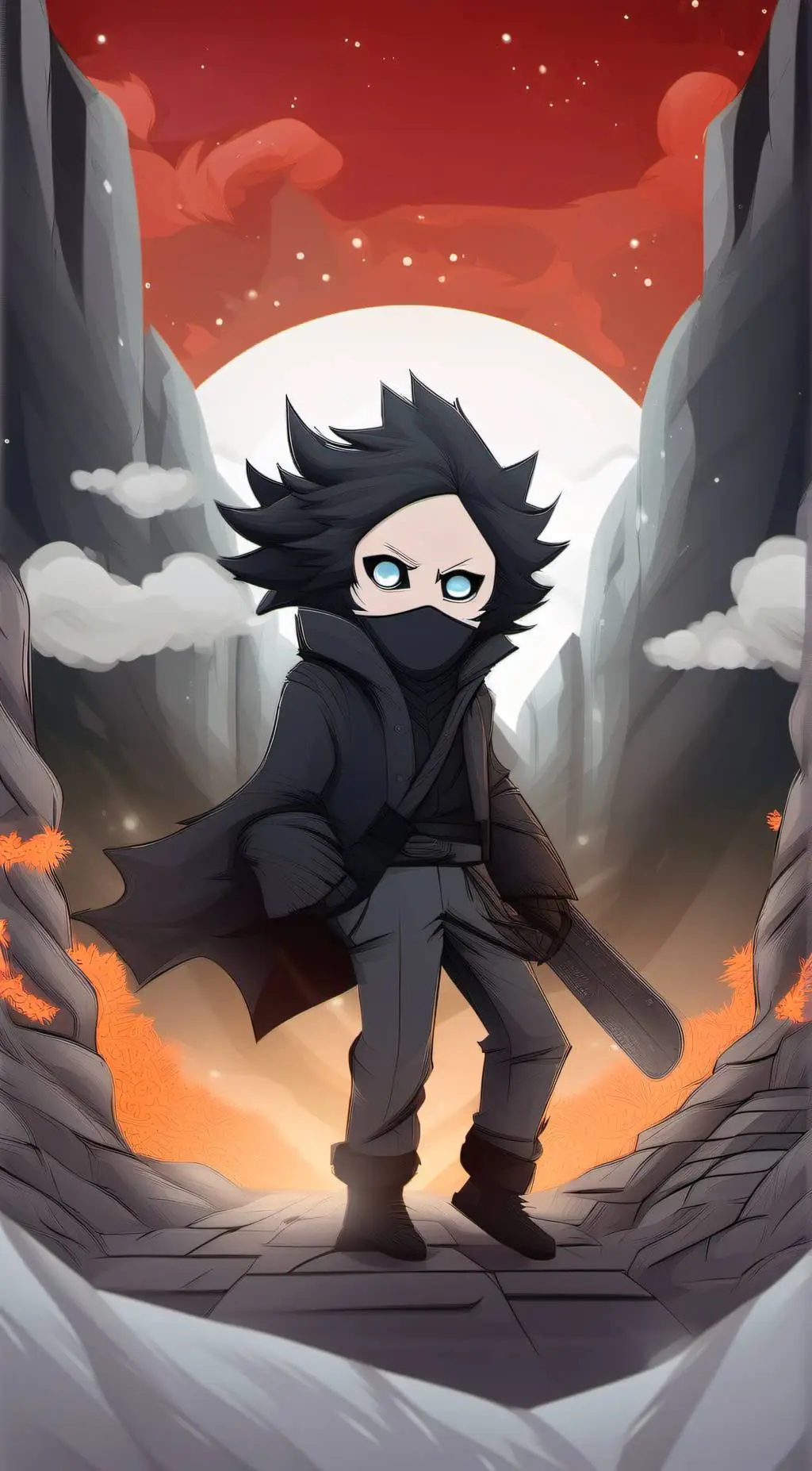 ai character: Changed background