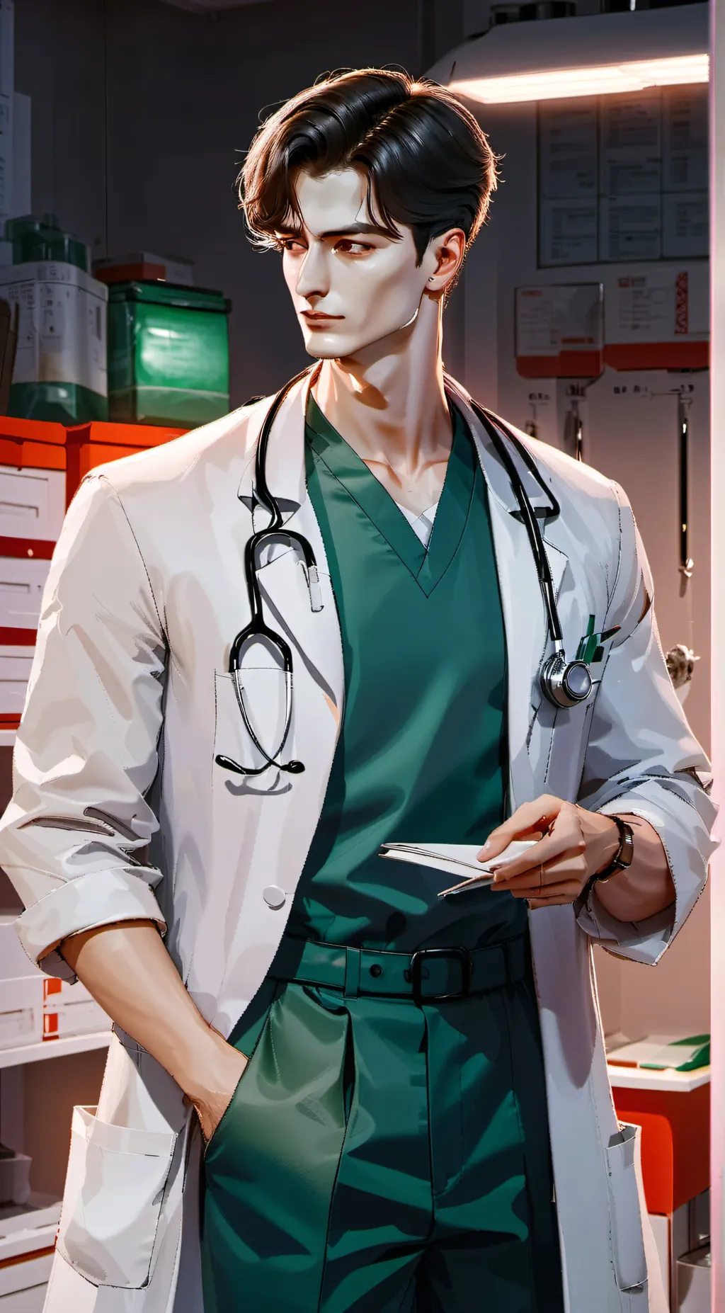 ai character: Dr. Daniel background