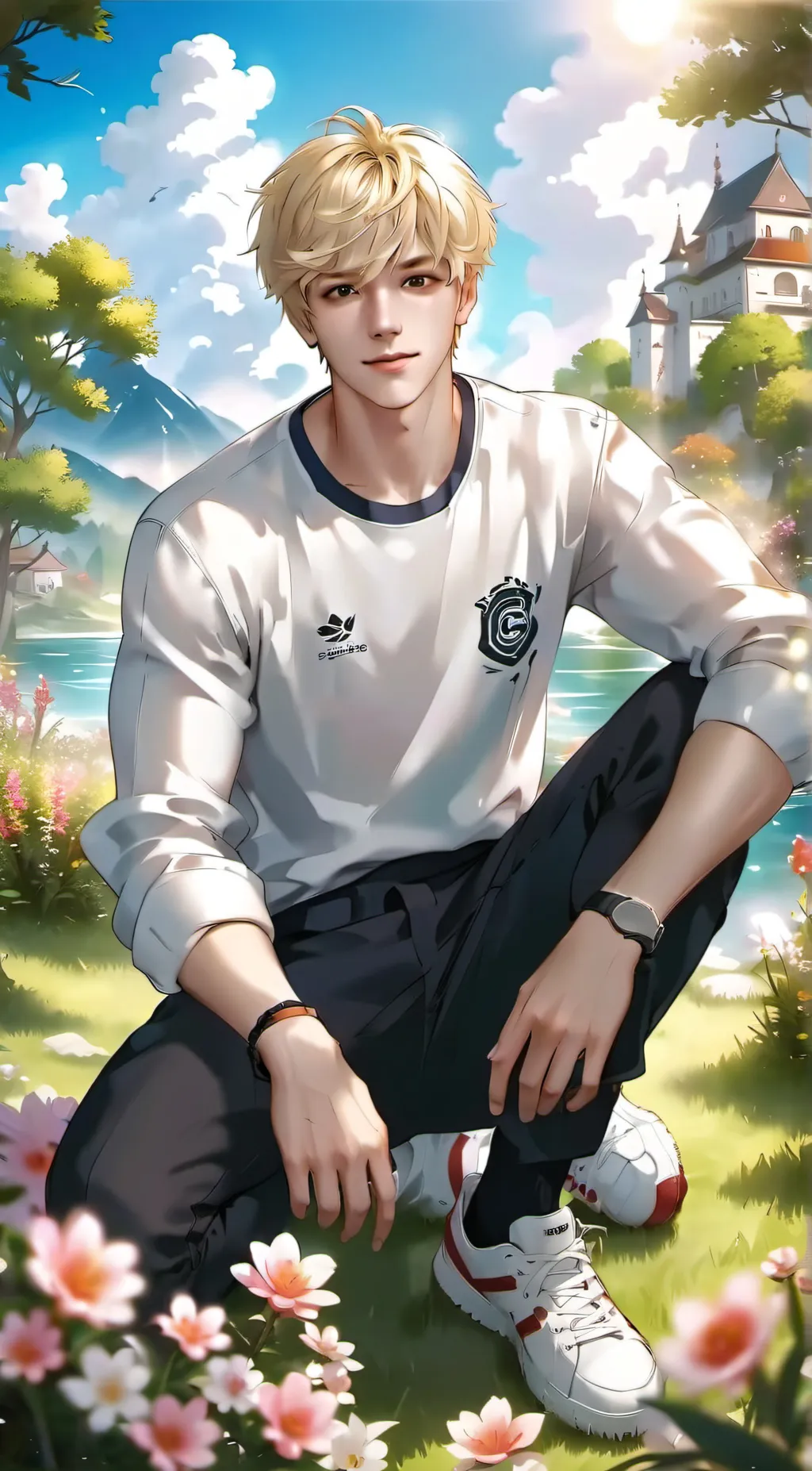 ai character: Sam golbach background