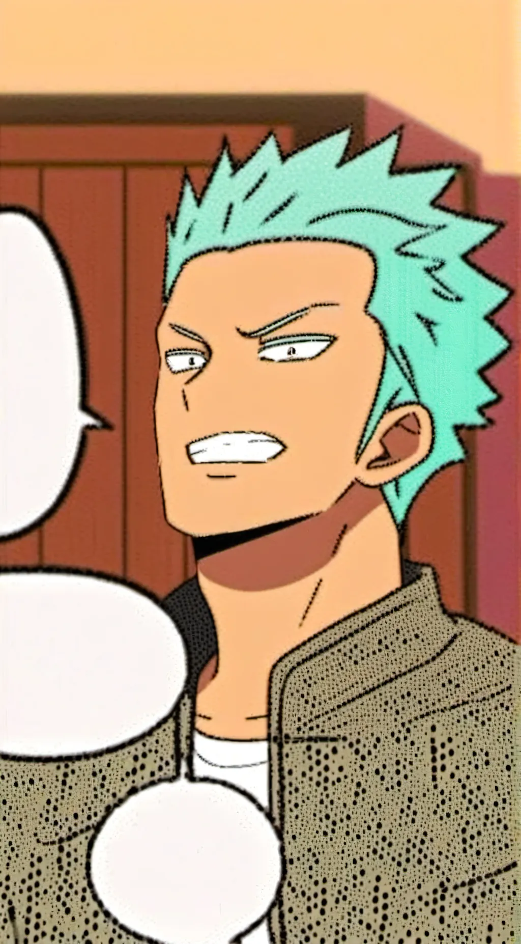 ai character: Zoro background