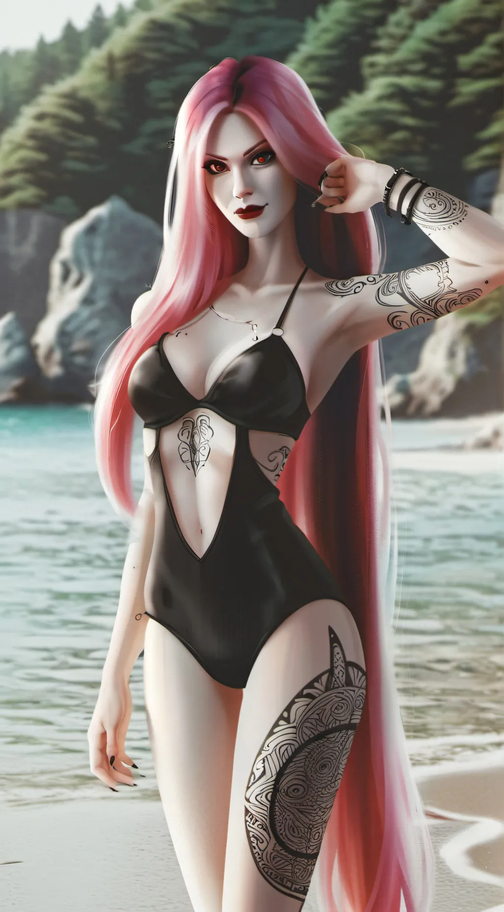 ai character: Ashley Haze background
