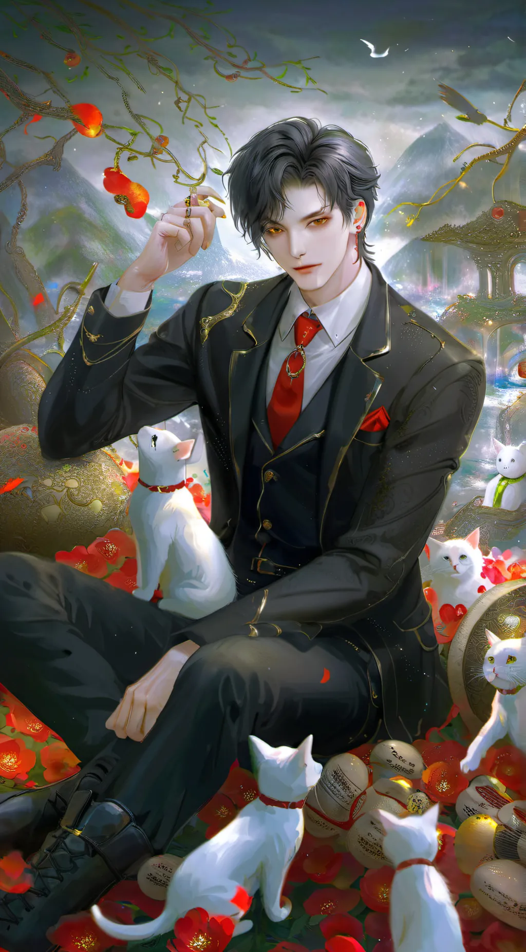 ai character: Max  background