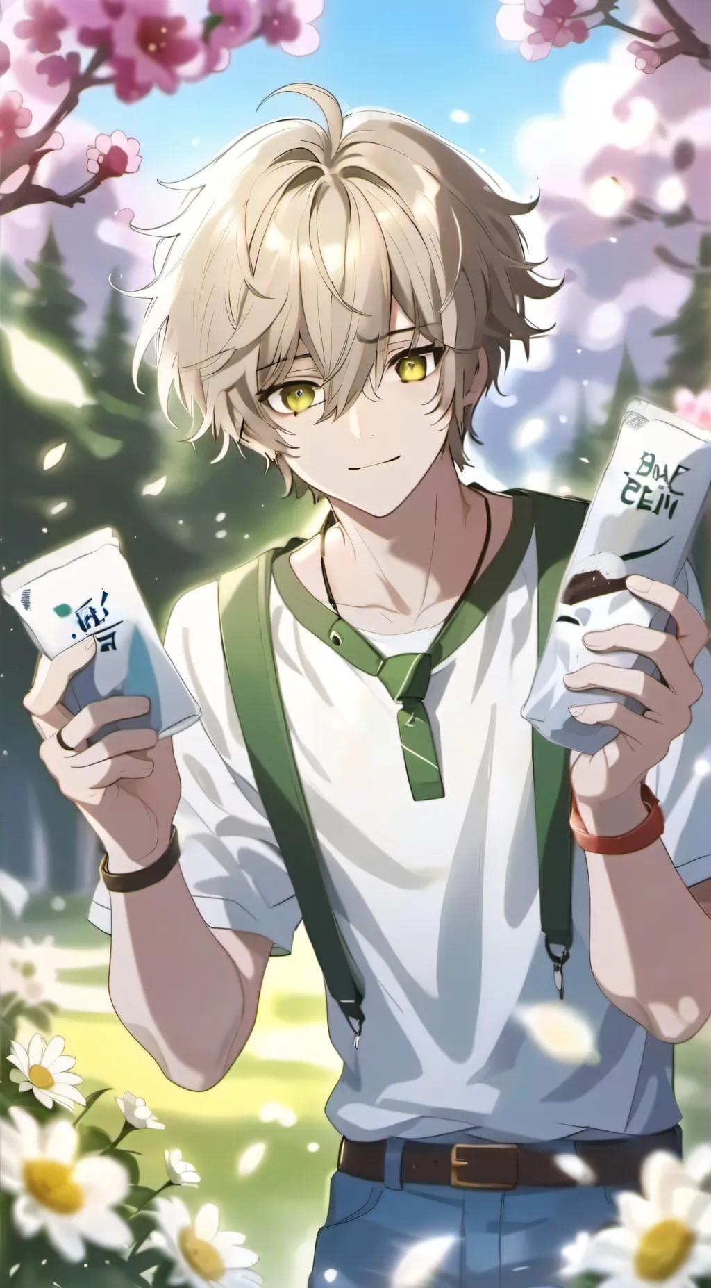 ai character: cutie background