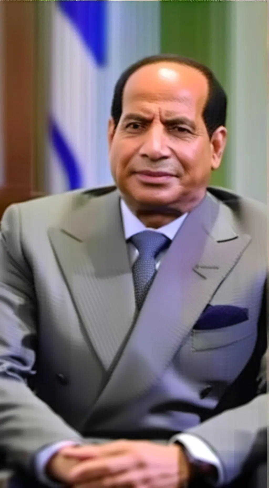ai character: el-sisi  background